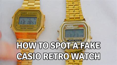 fake casio watch gold|casio watches genuine.